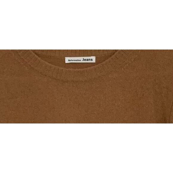 Reformation Jeans Brown Cashmere sweater - Picture 5 of 5